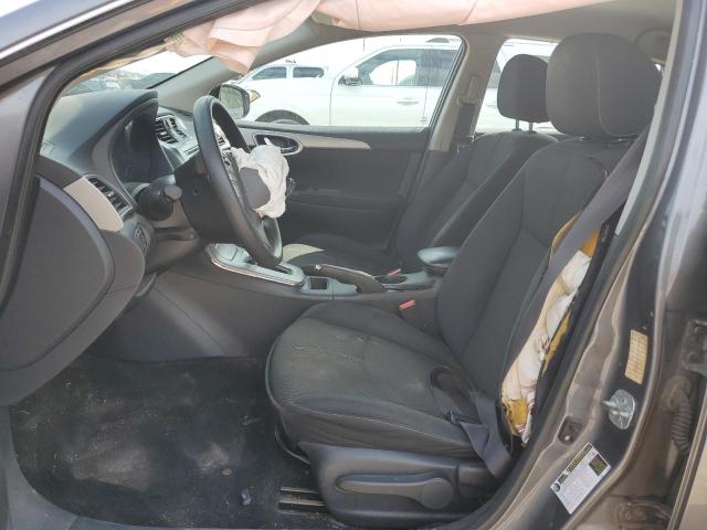 3N1AB7AP5FY235613 - 2015 NISSAN SENTRA S GRAY photo 7