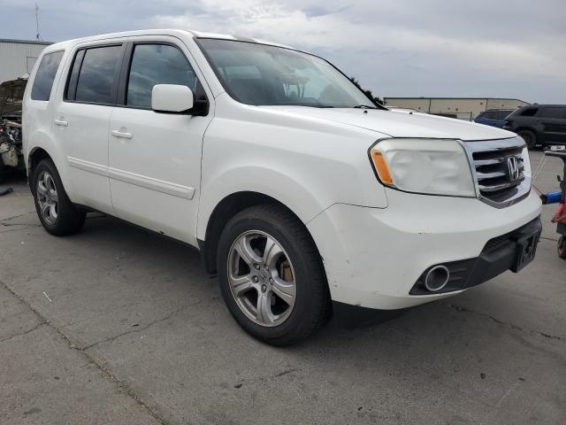 5FNYF4H50EB021514 - 2014 HONDA PILOT EXL WHITE photo 4
