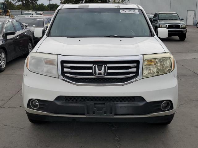 5FNYF4H50EB021514 - 2014 HONDA PILOT EXL WHITE photo 5