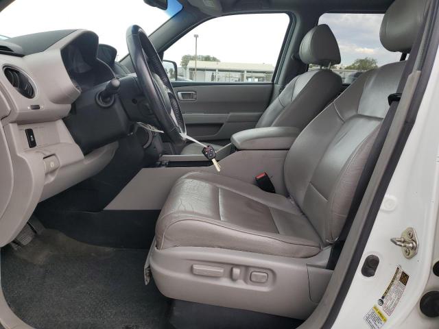 5FNYF4H50EB021514 - 2014 HONDA PILOT EXL WHITE photo 7