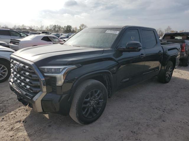 5TFNA5AB6NX001376 - 2022 TOYOTA TUNDRA CREWMAX PLATINUM BLACK photo 1