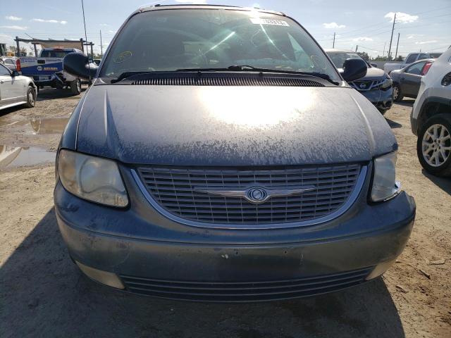 2C8GP64L41R320333 - 2001 CHRYSLER TOWN & COU LIMITED BLUE photo 5