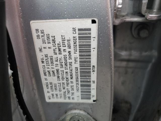 1HGCP26389A009348 - 2009 HONDA ACCORD LX SILVER photo 13