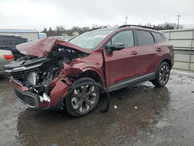 5XYK6CAF1PG059073 - 2023 KIA SPORTAGE X LINE MAROON photo 1