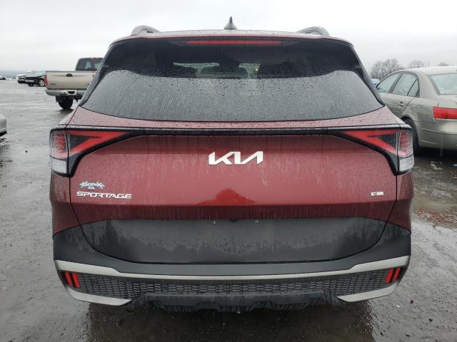 5XYK6CAF1PG059073 - 2023 KIA SPORTAGE X LINE MAROON photo 6