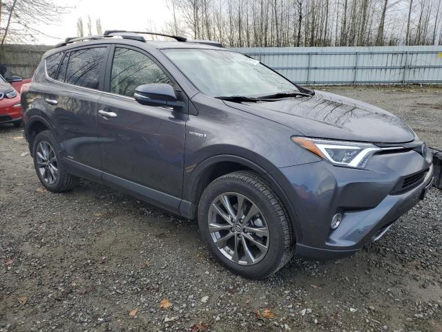 JTMDJREV1JD173754 - 2018 TOYOTA RAV4 HV LIMITED GRAY photo 4