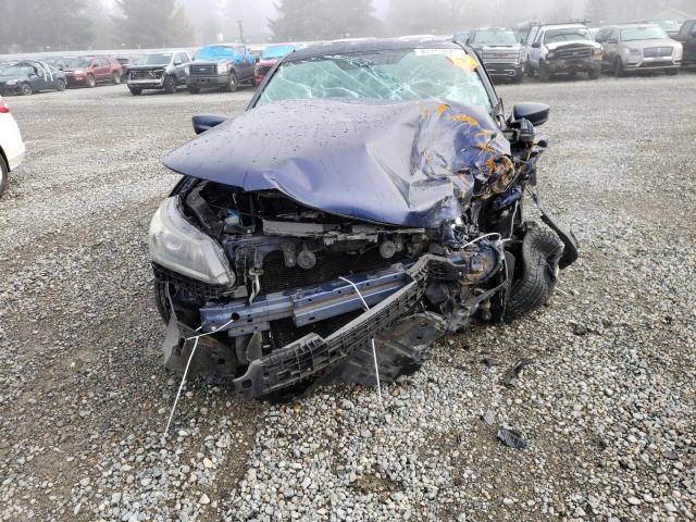 1HGCR2F34EA115994 - 2014 HONDA ACCORD LX BLUE photo 5