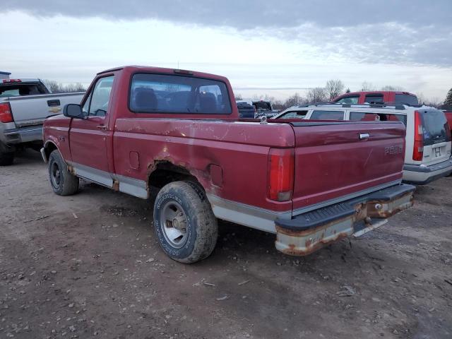 1FTDF15Y1SLA46345 - 1995 FORD F150 RED photo 2