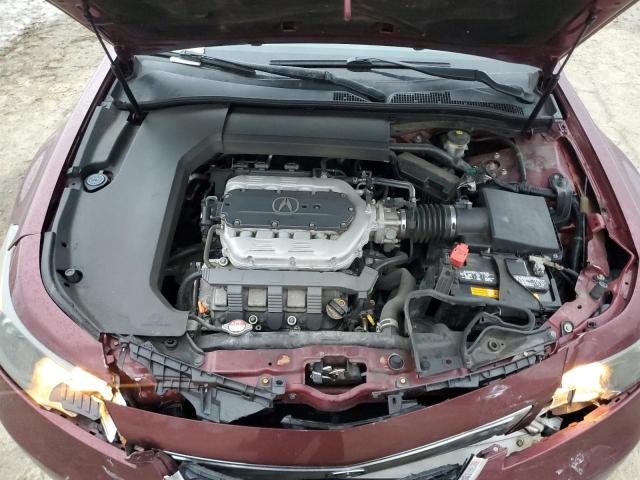 19UUA8F5XDA008673 - 2013 ACURA TL TECH BURGUNDY photo 11
