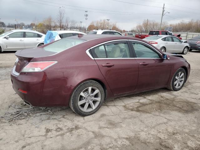 19UUA8F5XDA008673 - 2013 ACURA TL TECH BURGUNDY photo 3