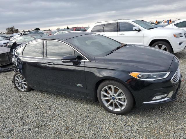 3FA6P0PU4HR414009 - 2017 FORD FUSION SE PHEV BLACK photo 4