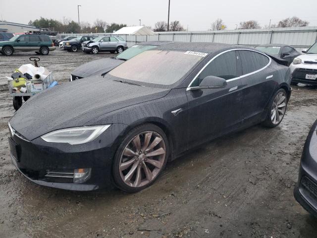 5YJSA1E27HF197235 - 2017 TESLA MODEL S 黑色 照片 1