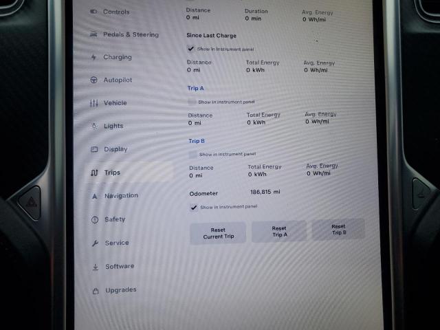 5YJSA1E27HF197235 - 2017 TESLA MODEL S 黑色 照片 9