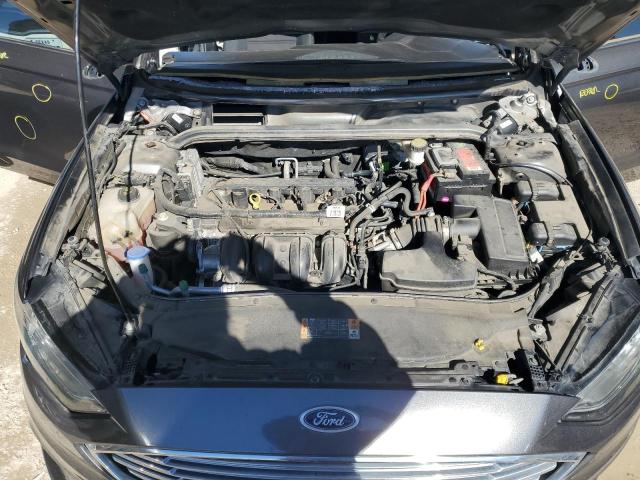 3FA6P0H77HR335264 - 2017 FORD FUSION SE GRAY photo 11