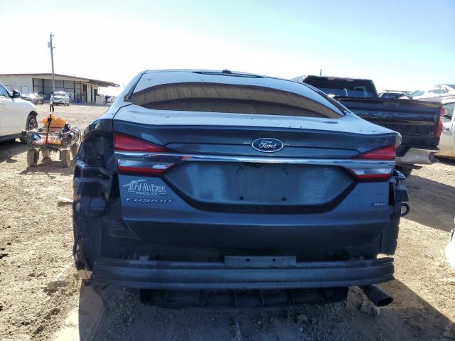 3FA6P0H77HR335264 - 2017 FORD FUSION SE GRAY photo 6