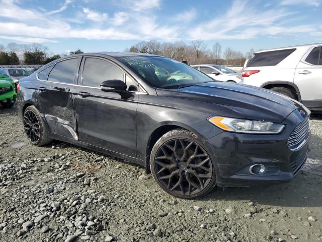 3FA6P0HR2DR130155 - 2013 FORD FUSION SE BLACK photo 4