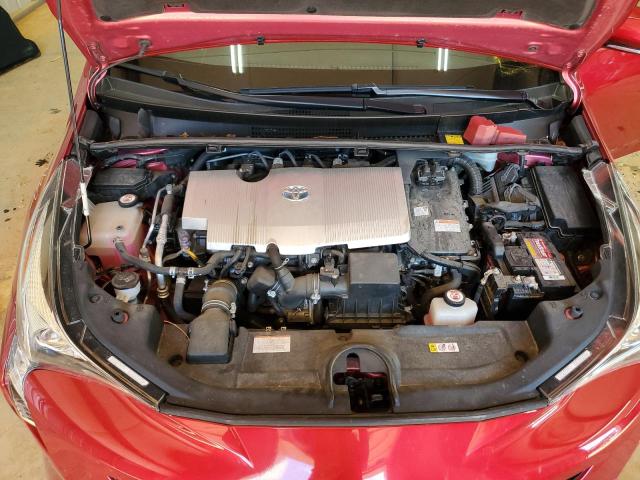 JTDKARFU9J3056975 - 2018 TOYOTA PRIUS 红色 照片 11