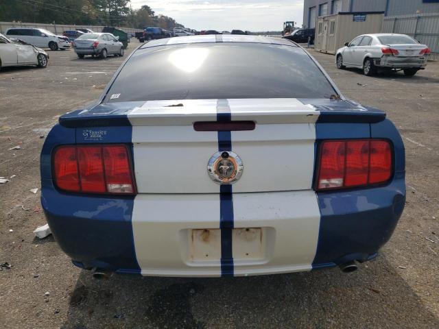 1ZVFT80N375254520 - 2007 FORD MUSTANG BLUE photo 6