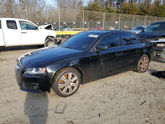 WAULF78K39N055419 - 2009 AUDI A4 2.0T QUATTRO BLACK photo 1