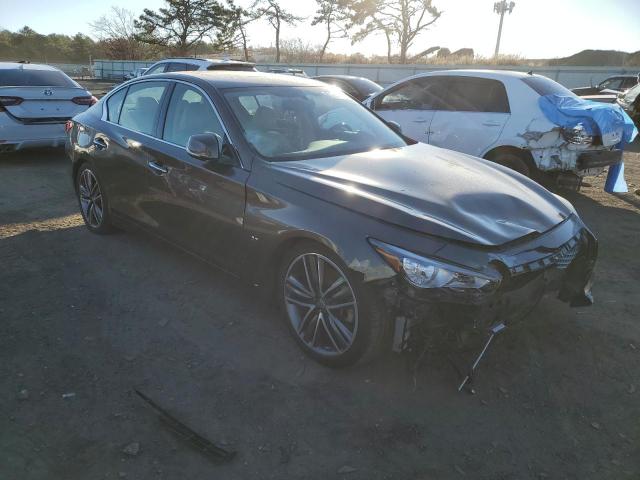 JN1BV7AR1EM682650 - 2014 INFINITI Q50 BASE BROWN photo 4