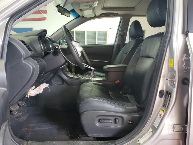 5TDJK3EH1AS019377 - 2010 TOYOTA HIGHLANDER SE SILVER photo 7