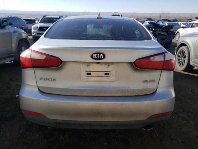 KNAFX4A88E5119181 - 2014 KIA FORTE EX SILVER photo 6