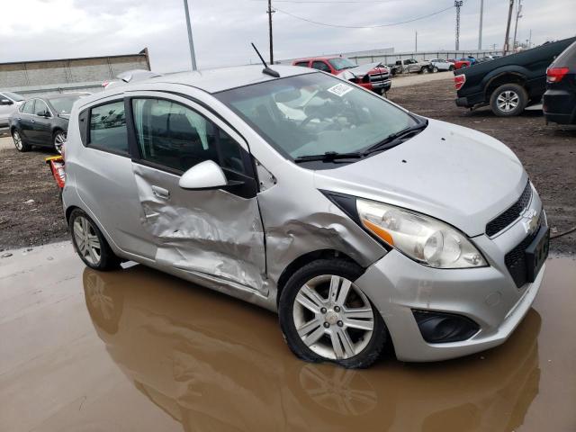 KL8CD6S95EC444389 - 2014 CHEVROLET SPARK 1LT SILVER photo 4