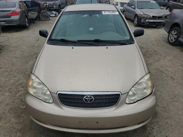 2T1BR32E45C370549 - 2005 TOYOTA COROLLA CE GOLD photo 5