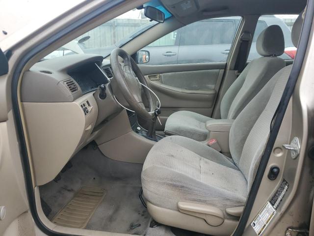 2T1BR32E45C370549 - 2005 TOYOTA COROLLA CE GOLD photo 7