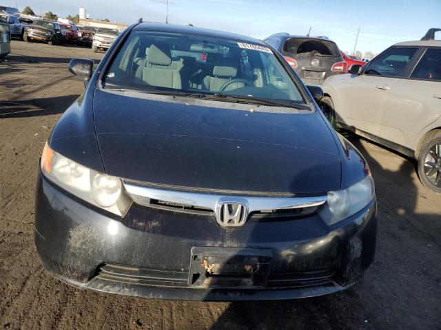 JHMFA16537S001804 - 2007 HONDA CIVIC LX BLACK photo 5