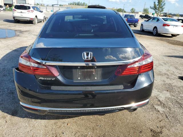 1HGCR2F35HA256206 - 2017 HONDA ACCORD LX BLACK photo 6