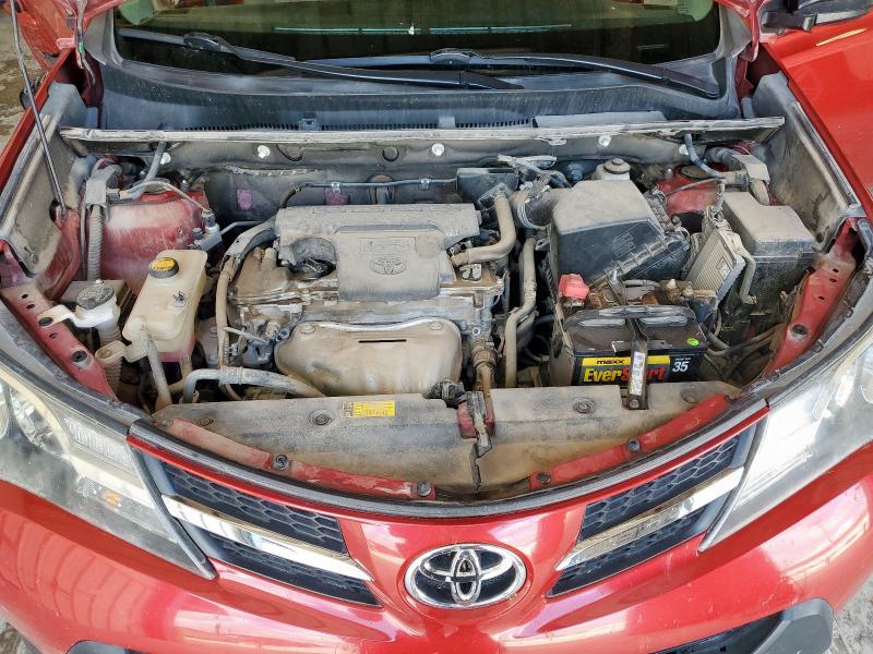 2T3ZFREV3DW036894 - 2013 TOYOTA RAV4 LE RED photo 12