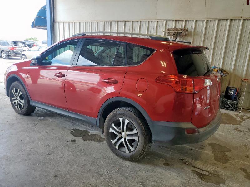 2T3ZFREV3DW036894 - 2013 TOYOTA RAV4 LE RED photo 2