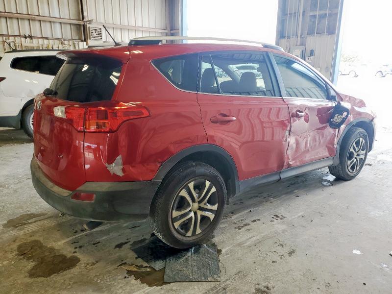 2T3ZFREV3DW036894 - 2013 TOYOTA RAV4 LE RED photo 3