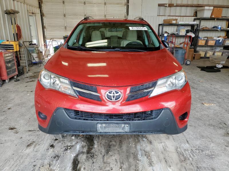2T3ZFREV3DW036894 - 2013 TOYOTA RAV4 LE RED photo 5