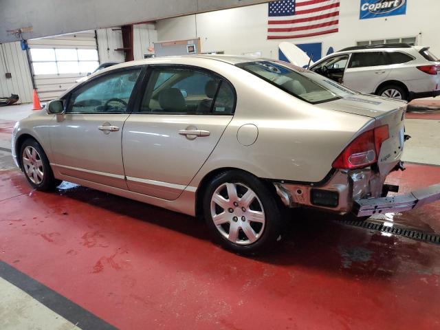 1HGFA16568L006669 - 2008 HONDA CIVIC LX GOLD photo 2