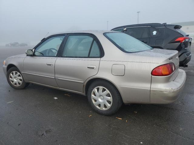 2T1BR12E12C565458 - 2002 TOYOTA COROLLA CE BEIGE photo 2