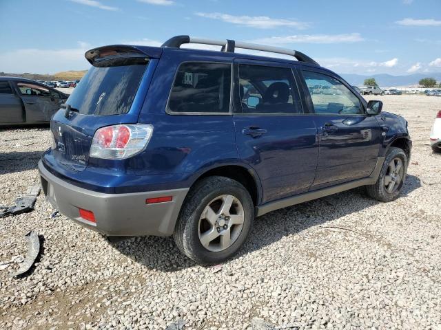 JA4LZ41G73U043182 - 2003 MITSUBISHI OUTLANDER XLS BLUE photo 3