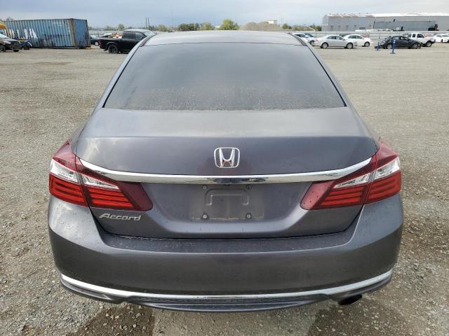 1HGCR2F31HA248779 - 2017 HONDA ACCORD LX GRAY photo 6
