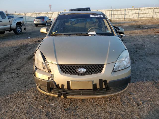 KNADE123586327080 - 2008 KIA RIO BASE TAN photo 5