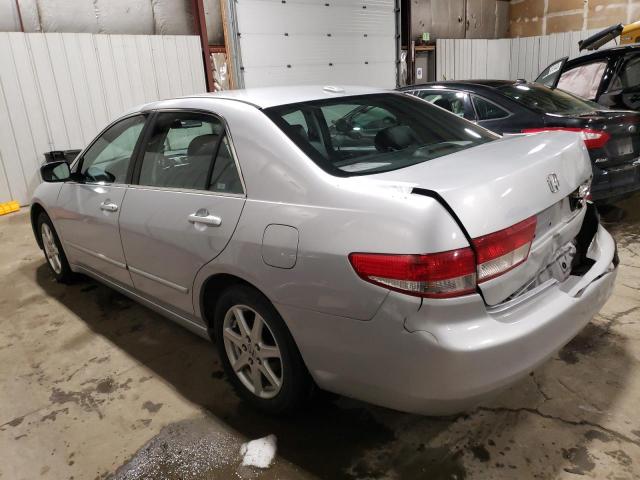 1HGCM66884A003263 - 2004 HONDA ACCORD EX SILVER photo 2