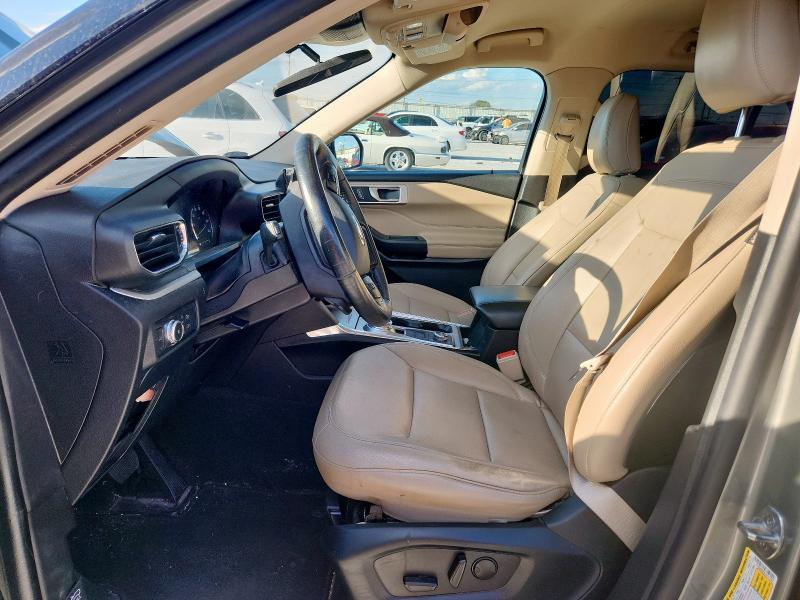 1FMSK8DH8LGB37695 - 2020 FORD EXPLORER XLT GREEN photo 7