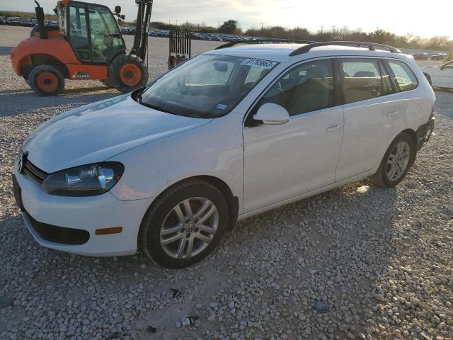 3VWPL7AJ7CM669256 - 2012 VOLKSWAGEN JETTA TDI WHITE photo 1