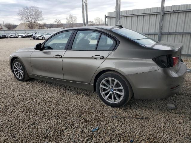 WBA8A3C58JA498837 - 2018 BMW 320 XI GRAY photo 2