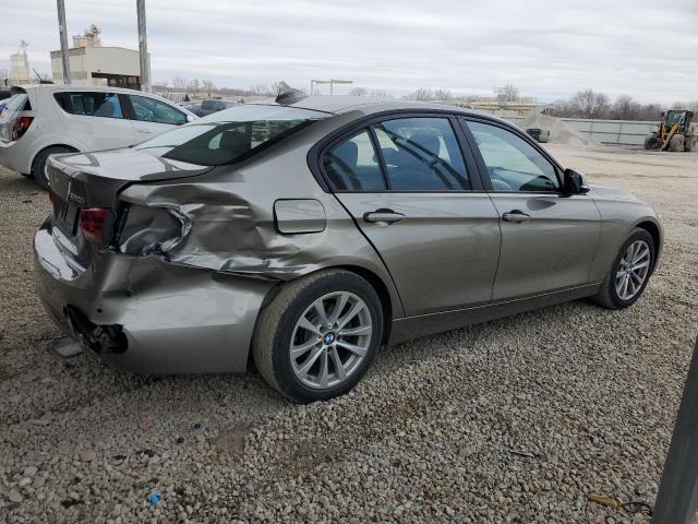 WBA8A3C58JA498837 - 2018 BMW 320 XI GRAY photo 3