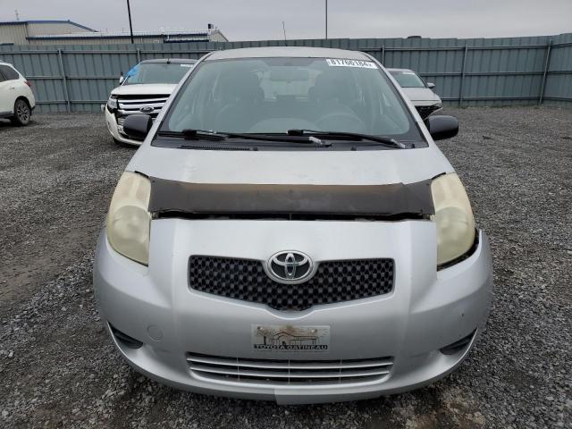 JTDKT923375089037 - 2007 TOYOTA YARIS SILVER photo 5