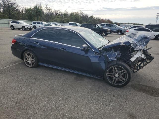 WDDHF8JB2EA883364 - 2014 MERCEDES-BENZ E 350 4MATIC BLUE photo 4