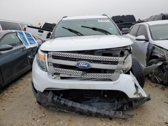 1FM5K7B80DGC86713 - 2013 FORD EXPLORER WHITE photo 5