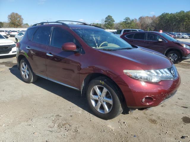 JN8AZ18U79W001152 - 2009 NISSAN MURANO S BURGUNDY photo 4