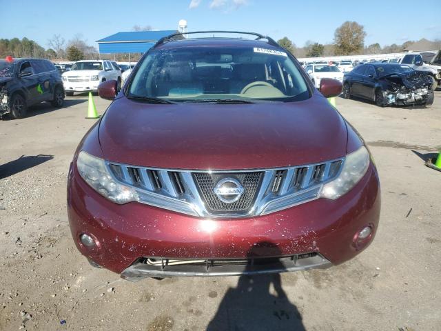 JN8AZ18U79W001152 - 2009 NISSAN MURANO S BURGUNDY photo 5